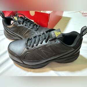 New Balance Men’s 627v2 Industrial Black Steel Toe Work Shoes Size 7 Wide 4E
